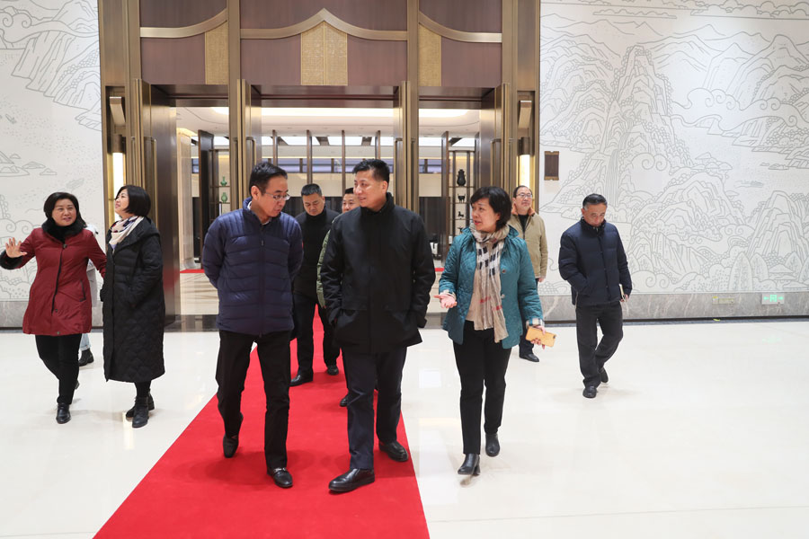 劉誓?？疾煳錆h體育中心 要求加強場館賽后利用(圖1)